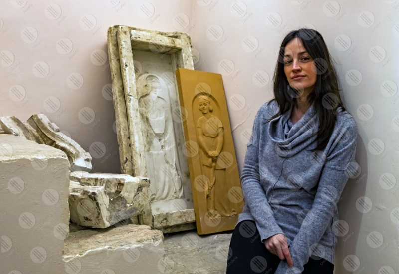 Museo Dinamico del Laterizio e delle Terrecotte terracotta stampo scultura donna ragazza dettagli particolari  Marsciano