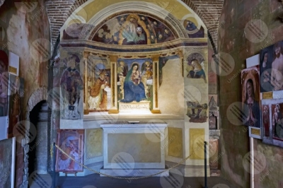 montefalco Convento di San Fortunato dipinti arte