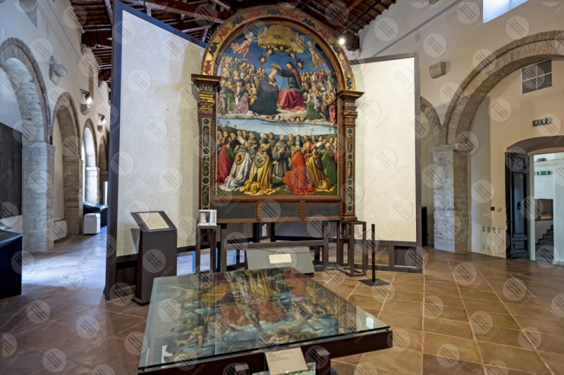 museo pinacoteca Giovanni di Pietro lo Spagna discepolo Perugino affreschi arte  Todi